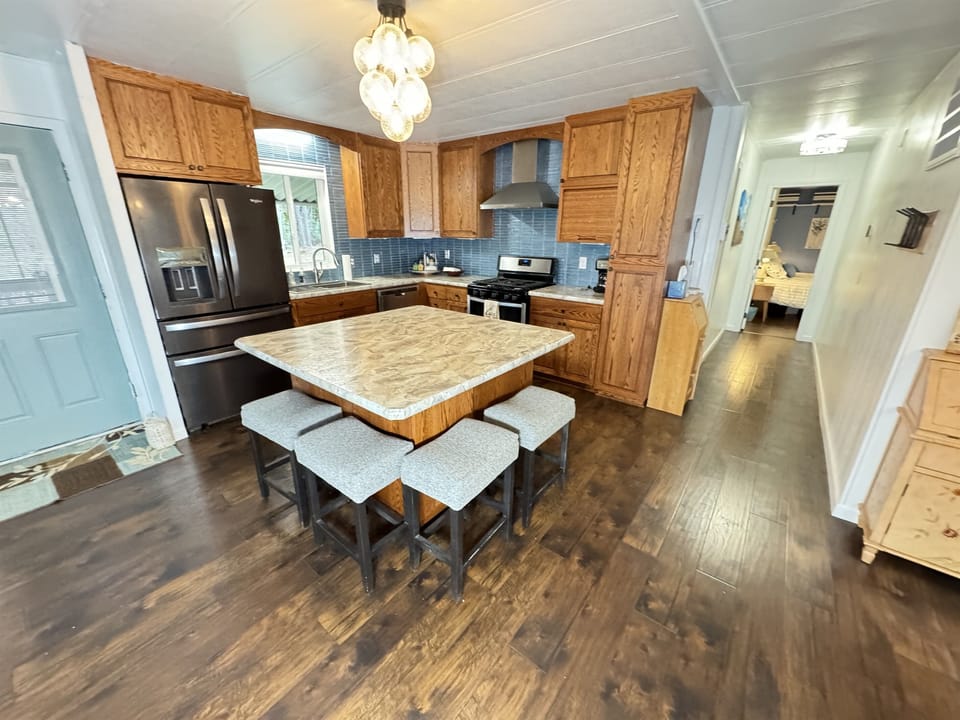 Kitchen Island...the heart of family gatherings.