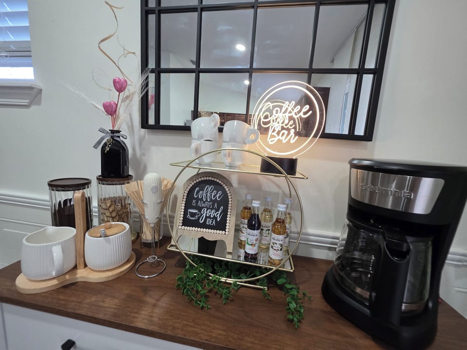 Coffee bar to enjoy every morning!!
