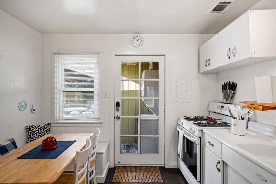 Complete with a cozy dining nook.