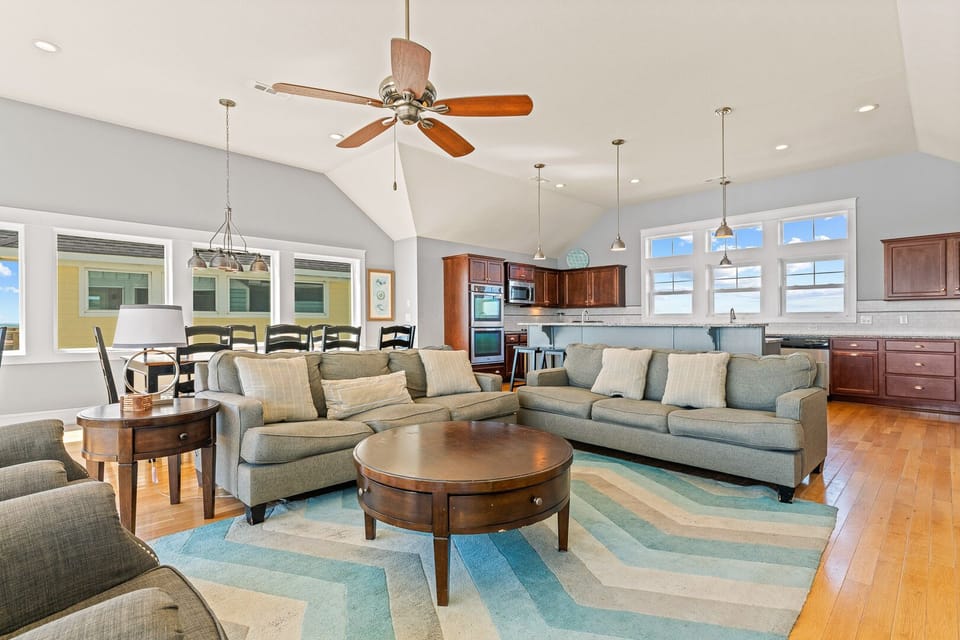 Living Room with Ocean View on Third Level