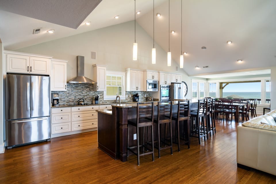 Magnolia Cay Third Level Kitchen and Dining Area