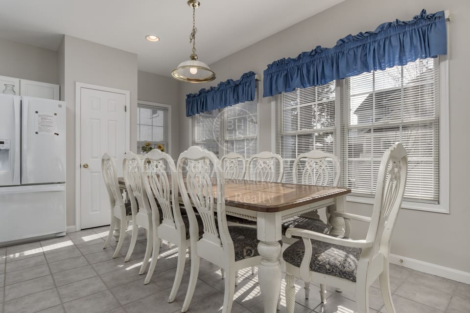 Dining area view