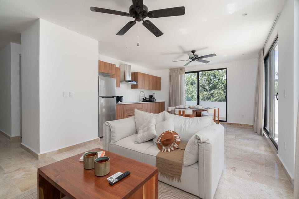 Embrace simplicity in our minimalist living room – a serene space designed for mindful relaxation