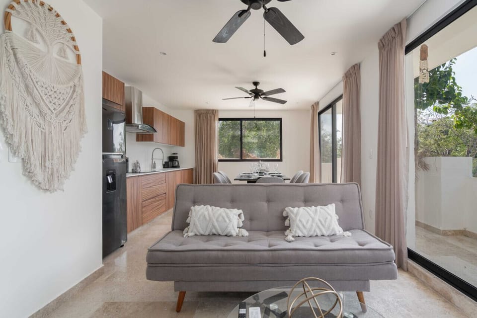 Entertain in style in our open concept living and dining area, perfect for gatherings