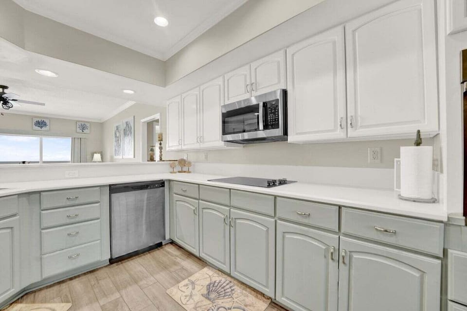 Spacious kitchen for entertaining your group at home