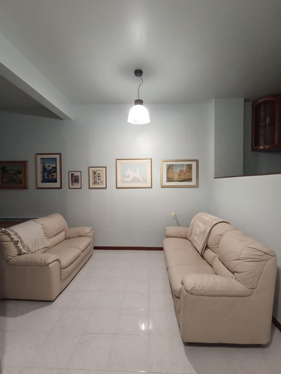 ..two sofa relax, the bigger one transforming in double bed.. 