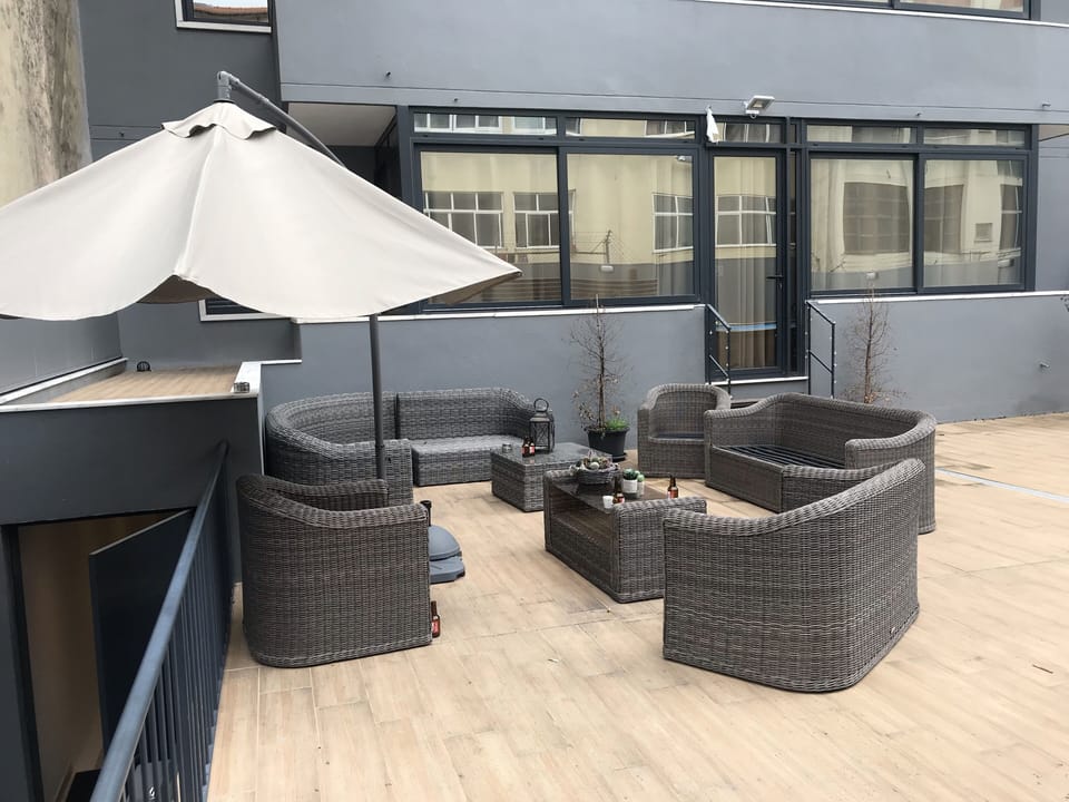 Jacuzzi in back patio on main floor