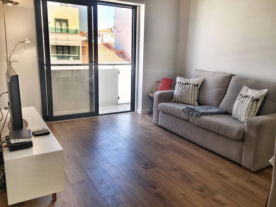 Living room with walkout to balcony