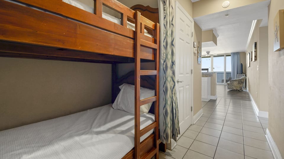 Bunk area, perfect for traveling with children.