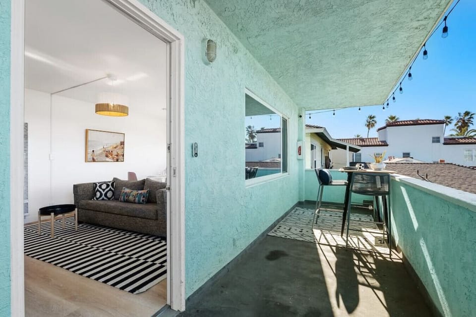 Access the patio from the living room