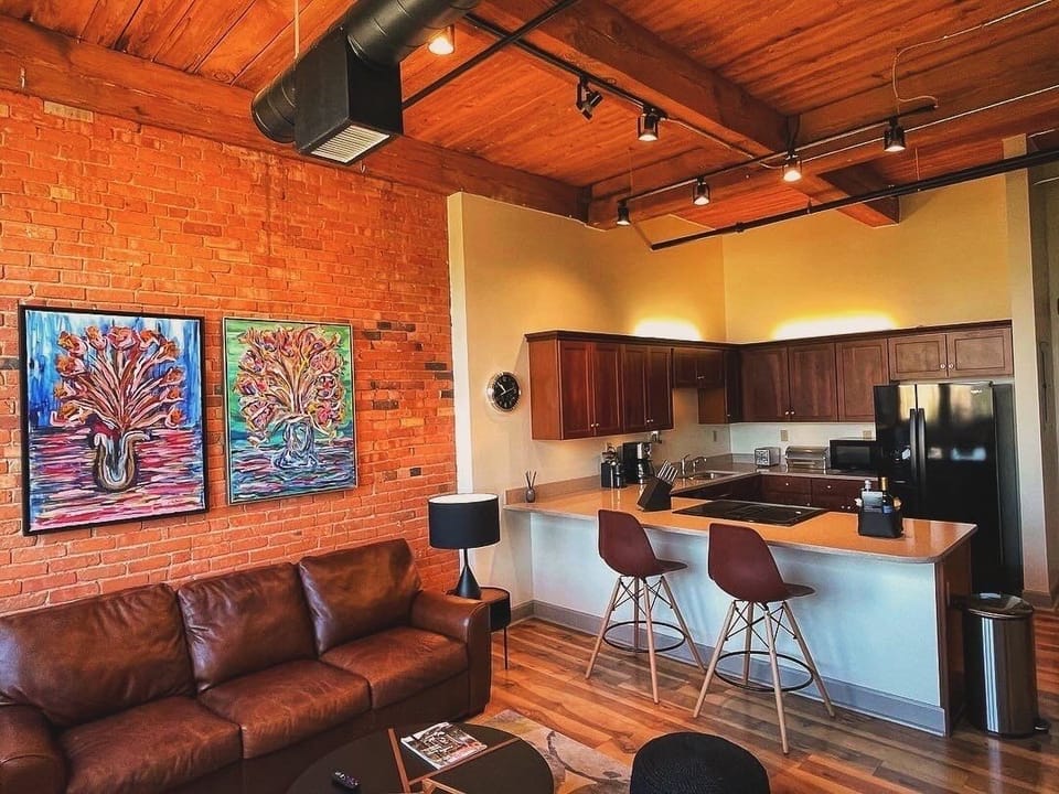 Kitchen Area and living area