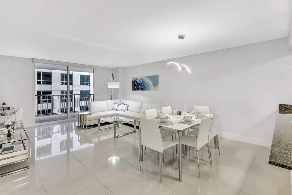 Chic and inviting: A snapshot of modern living seamlessly blending into the dining area.