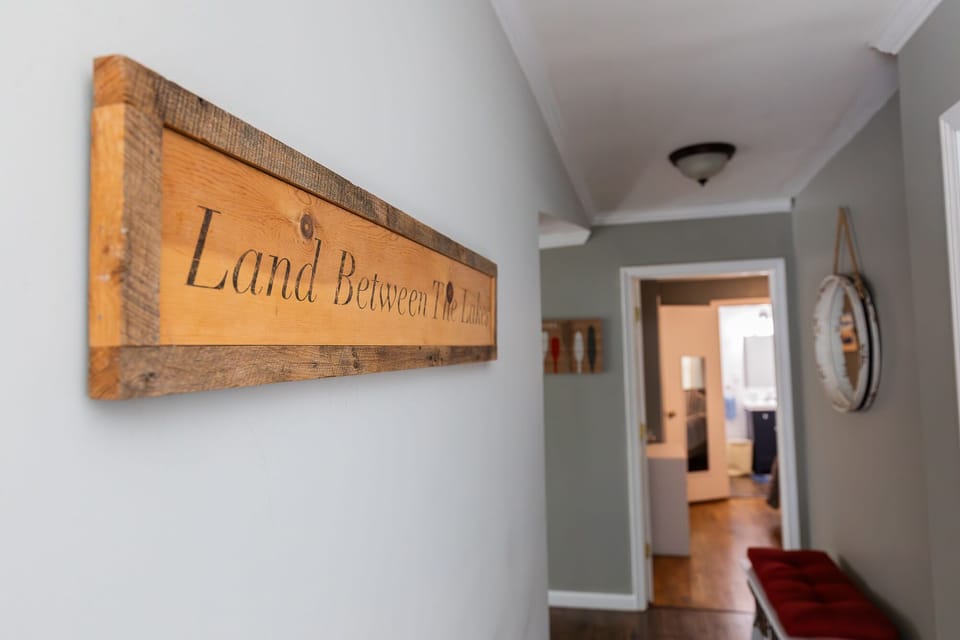 Hallway to second living room