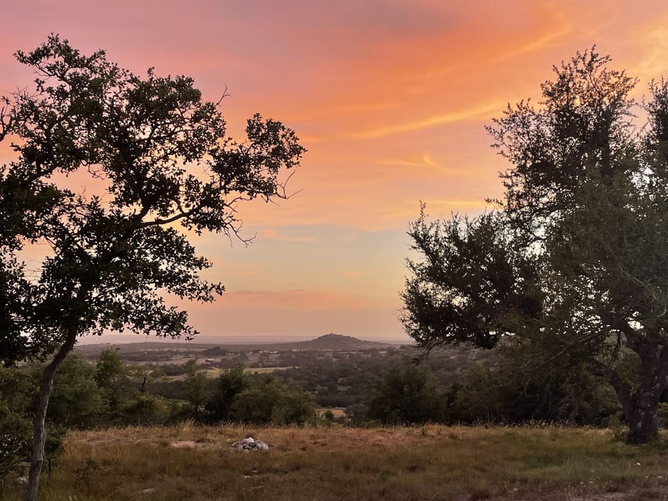 Gorgeous views and sunsets from this private, spacious 10 acre property.