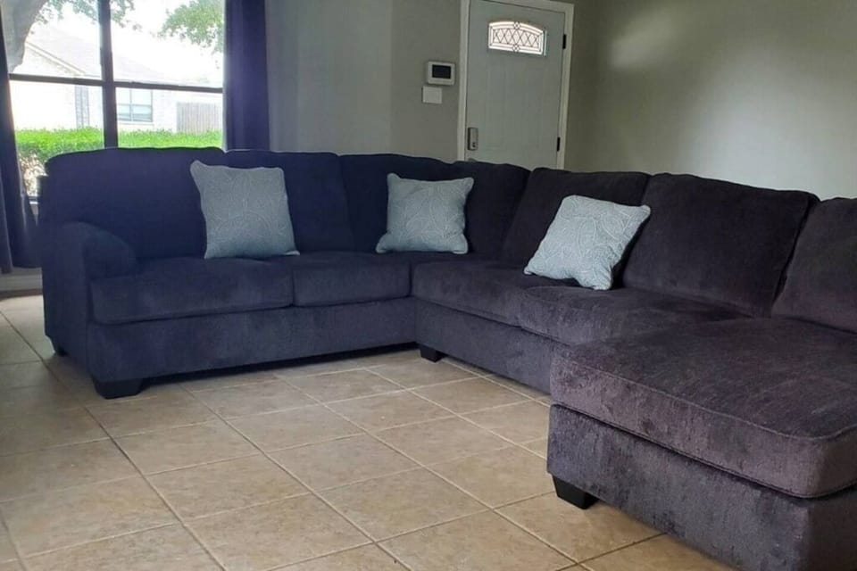 The living room is a cozy retreat for guests to unwind and enjoy leisure time.