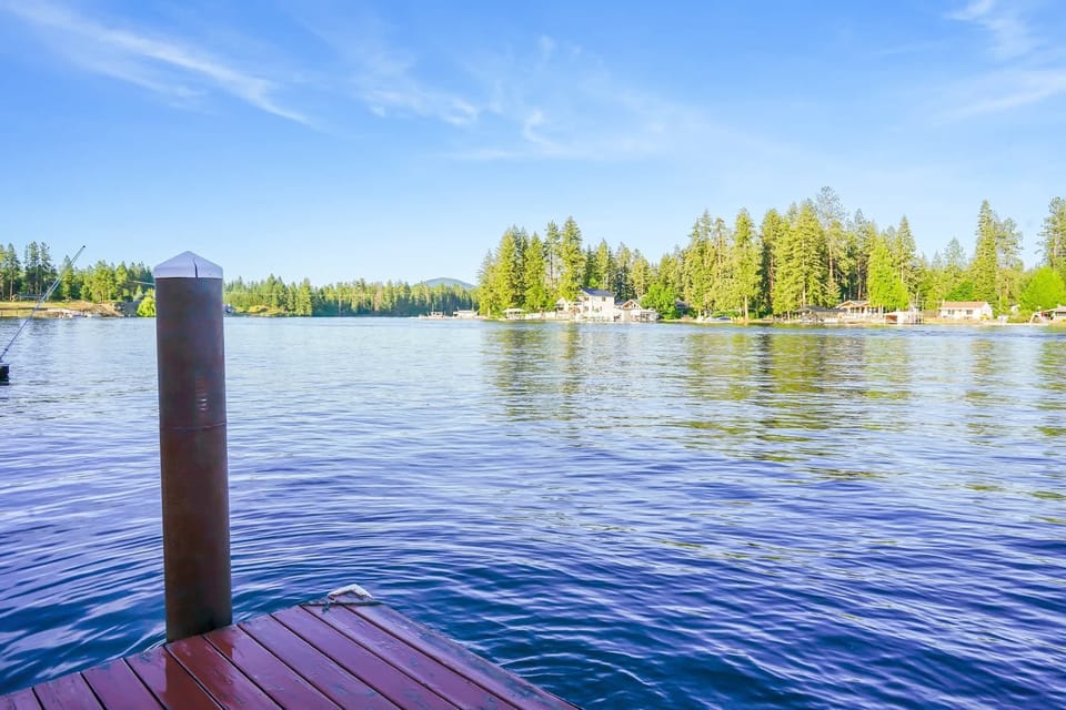 A place to cast your fishing rod or jump off for an afternoon swim.