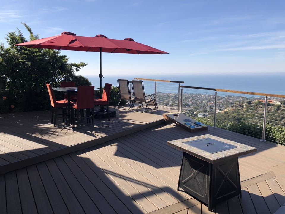 180 degree view allows you to see San Mateo Point, SC home location of Nixon