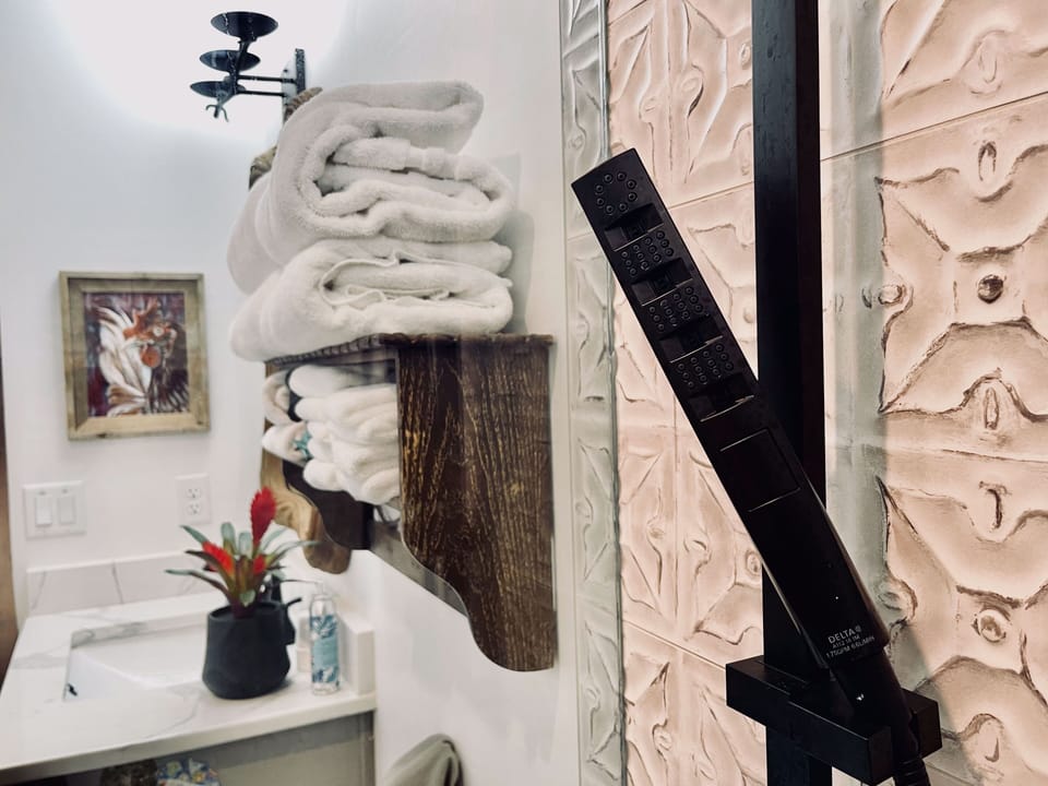 Multi selection shower wand.