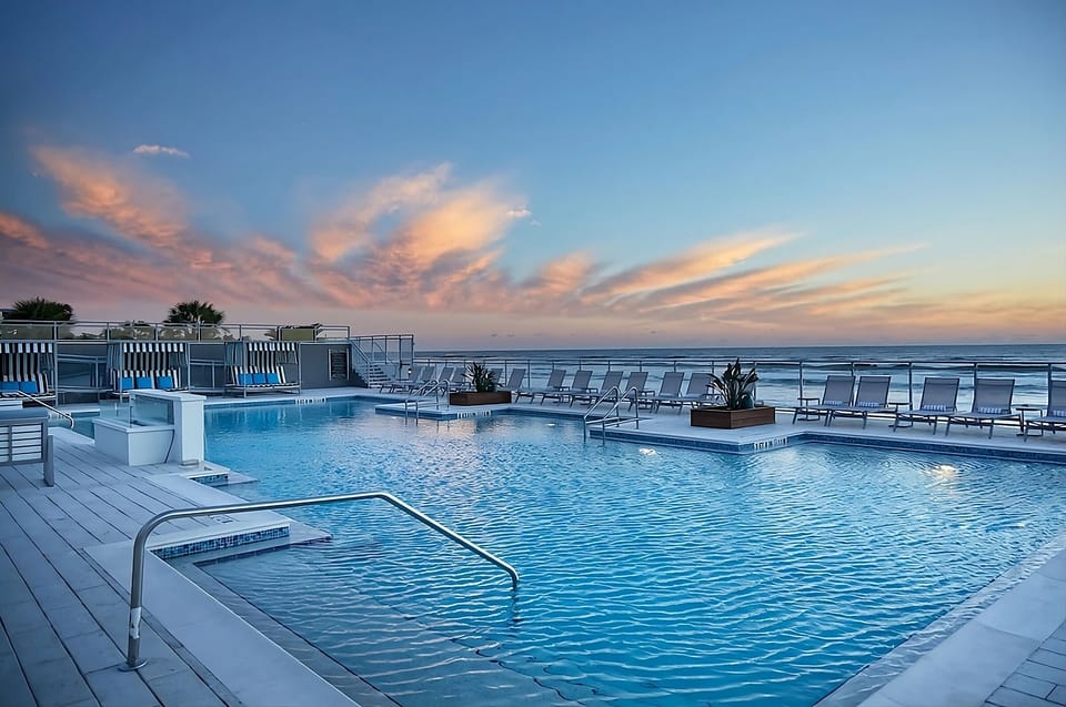 Unwind at sunset with oceanfront swims and open skies.