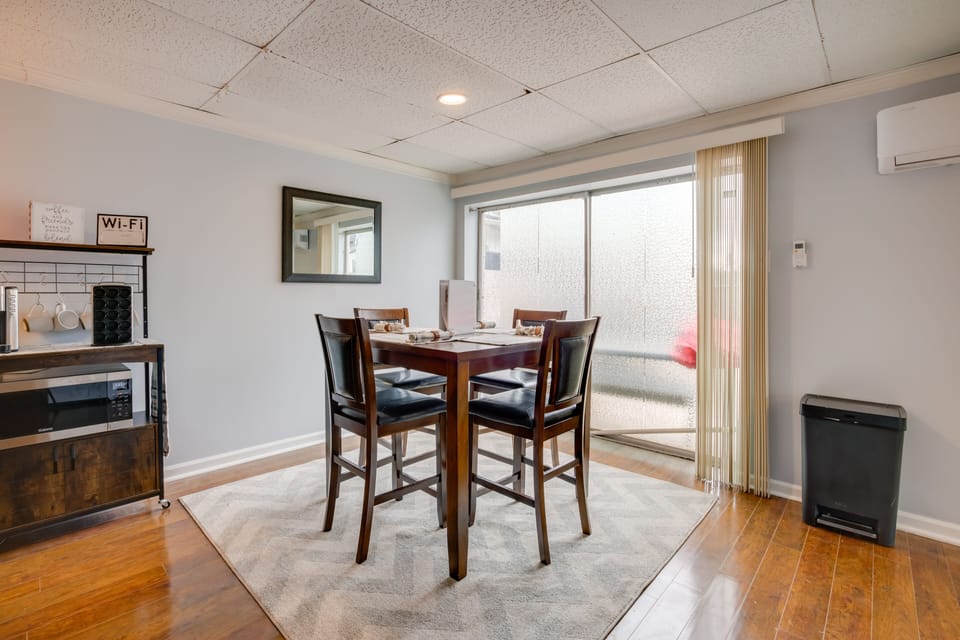 Dining Area | Dishware/Flatware | Trash Bags/Paper Towels