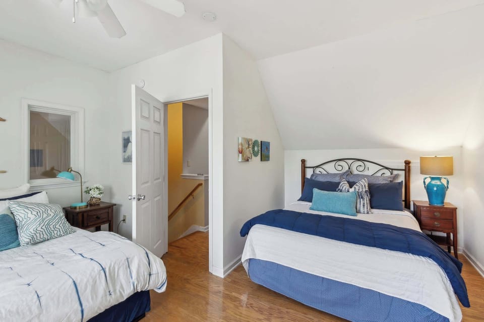 Spacious bedrooms featuring two queen beds, perfect for a comfortable and restful stay!