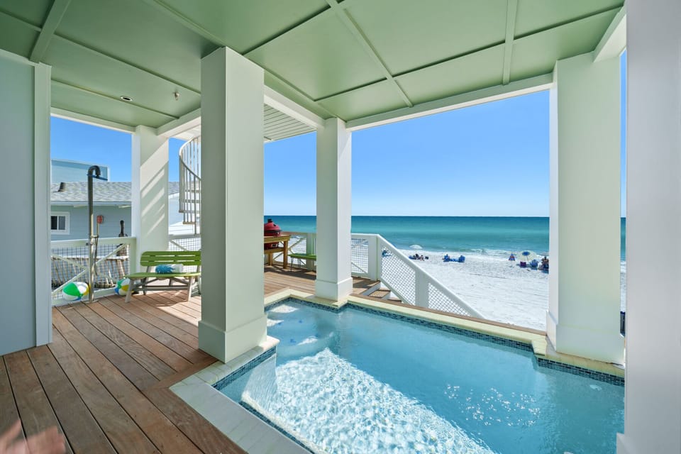Private Pool and Beach Boardwalk