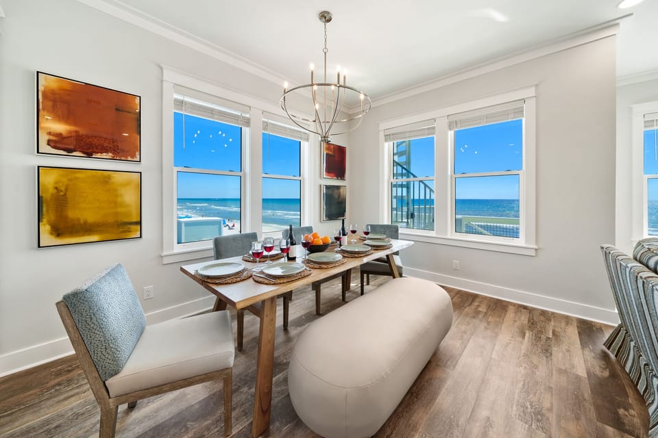 2nd Floor Main Dining Area with Beach Views