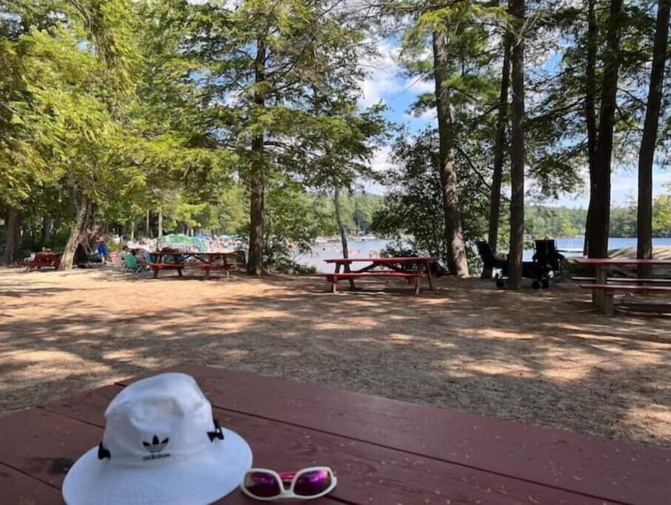 private beach