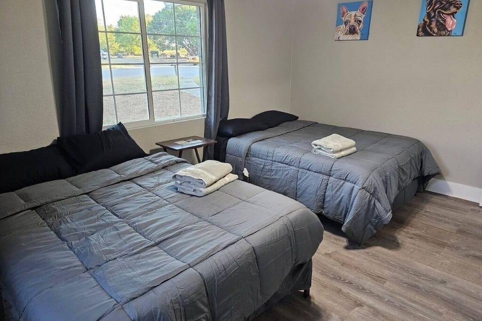 Bedroom 2, featuring two beds