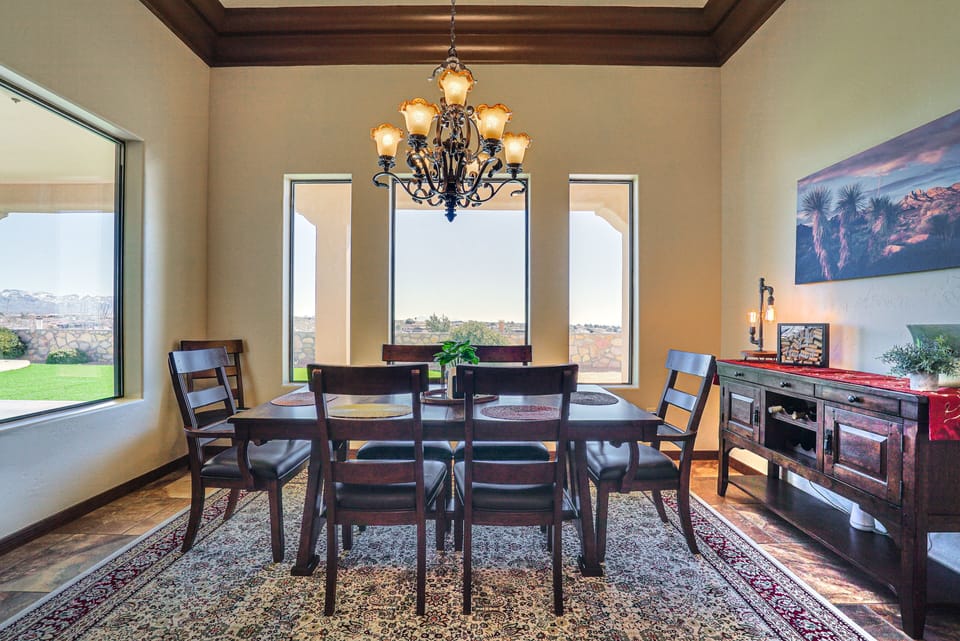 Dining Room | Dishware & Flatware Provided