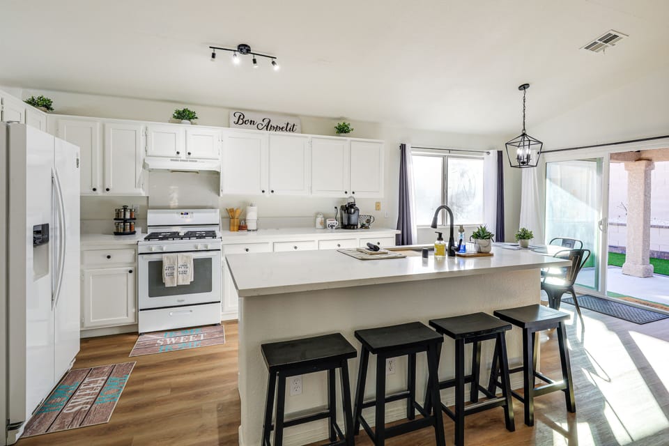 Kitchen | Keyless Entry | Single-Story Home