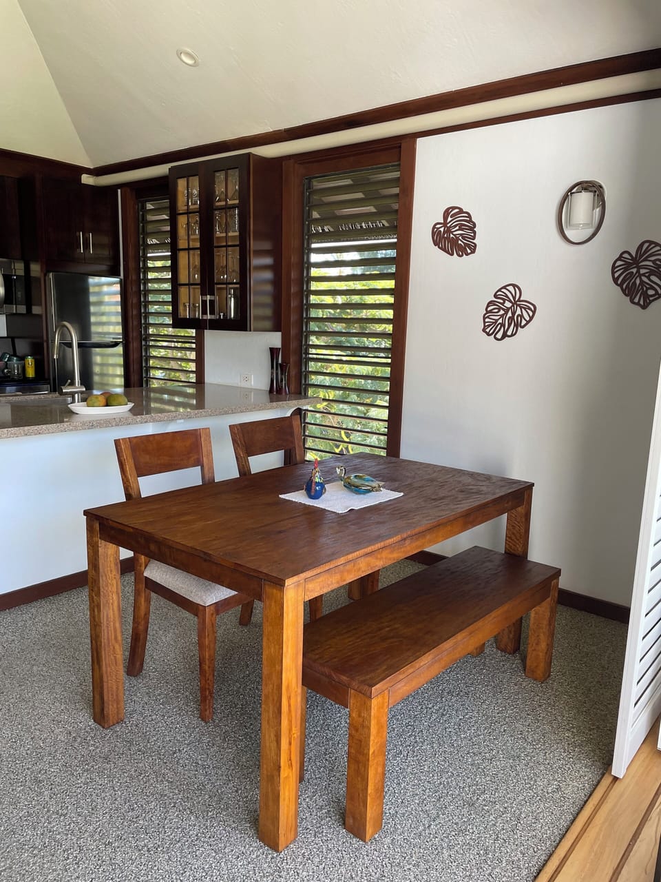 New dining table.