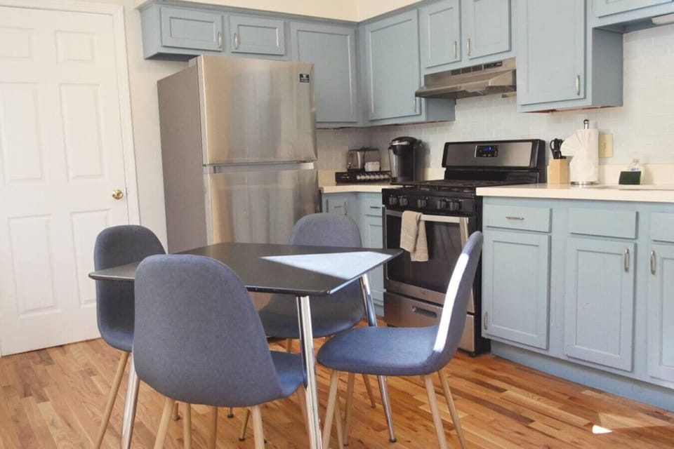 Kitchen and dining open concept floorplan