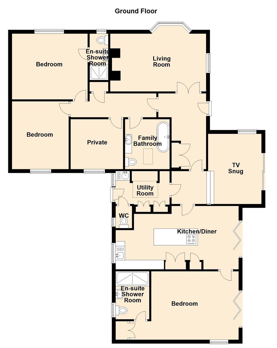 Penyrorsedd - Floor plan