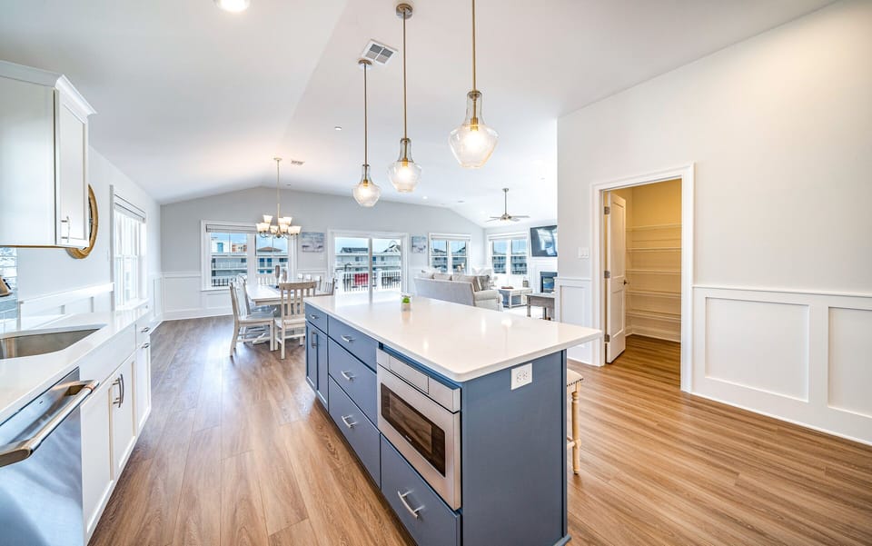 Another angle of the kitchen