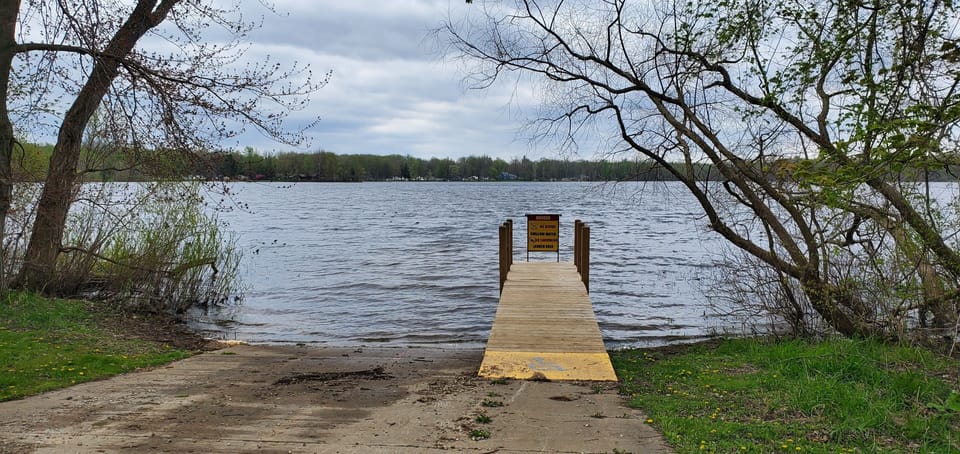 public launch on North side of lake 