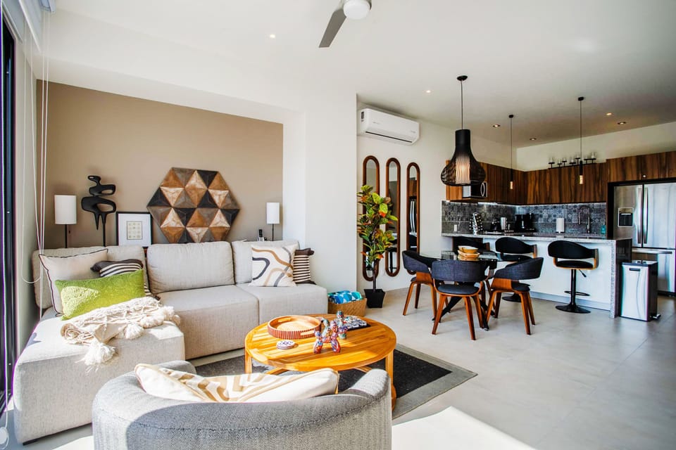 Spacious and comfortable living area