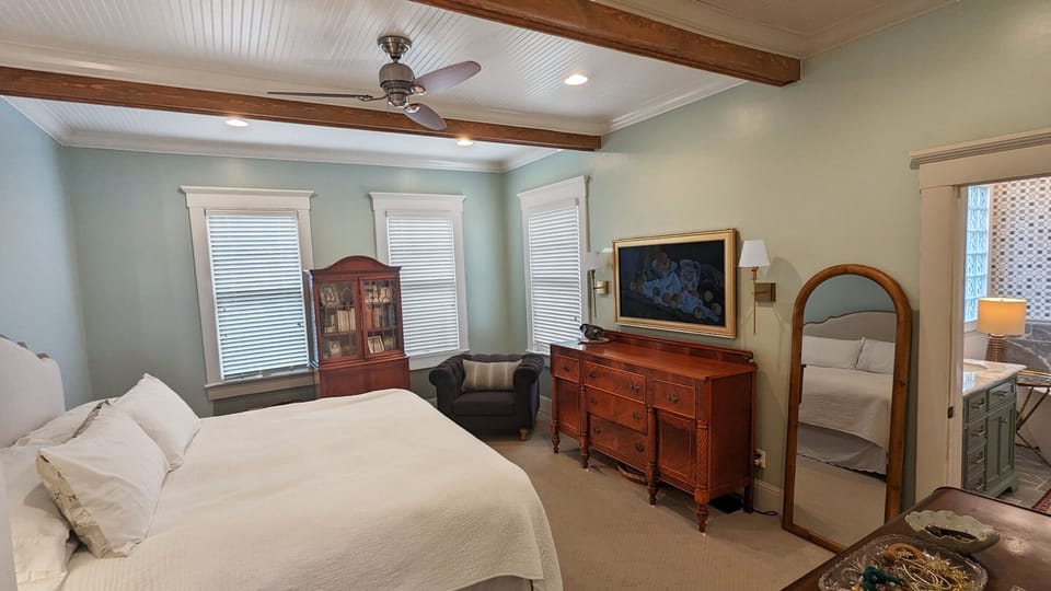 Primary bedroom with ensuite bathroom