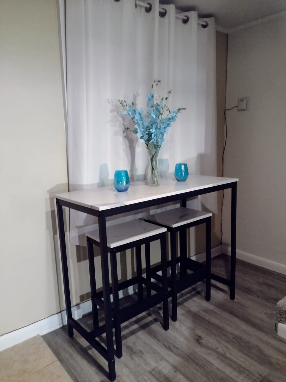 Enjoy your morning coffee at the bistro table