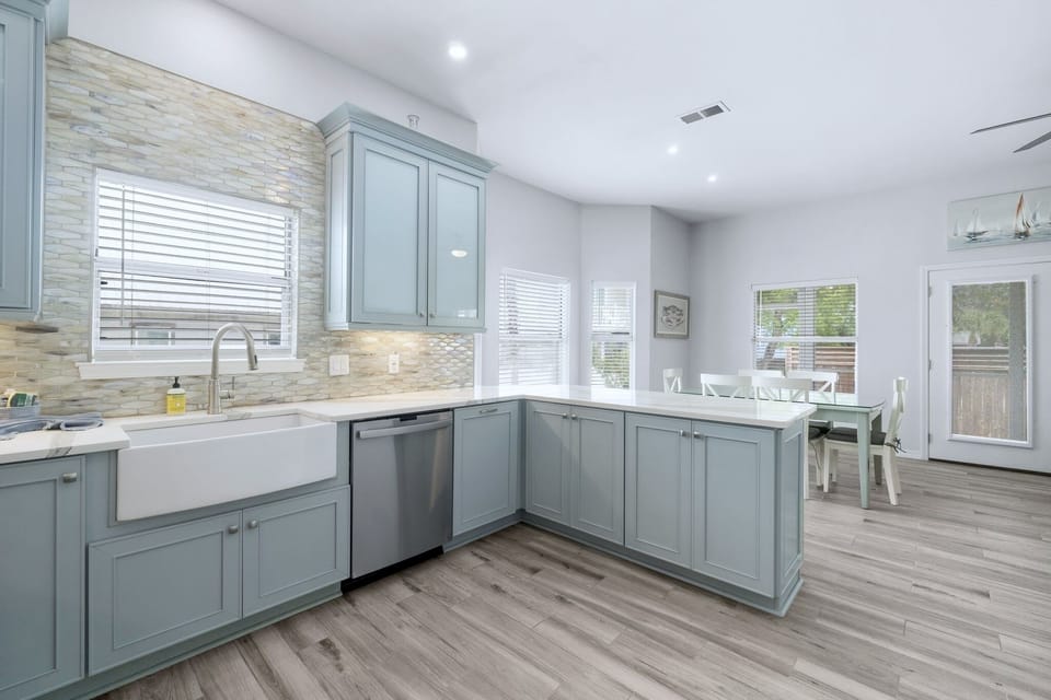 Newly remodeled kitchen