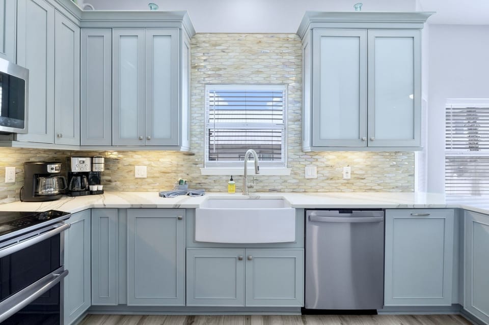 Newly remodeled kitchen