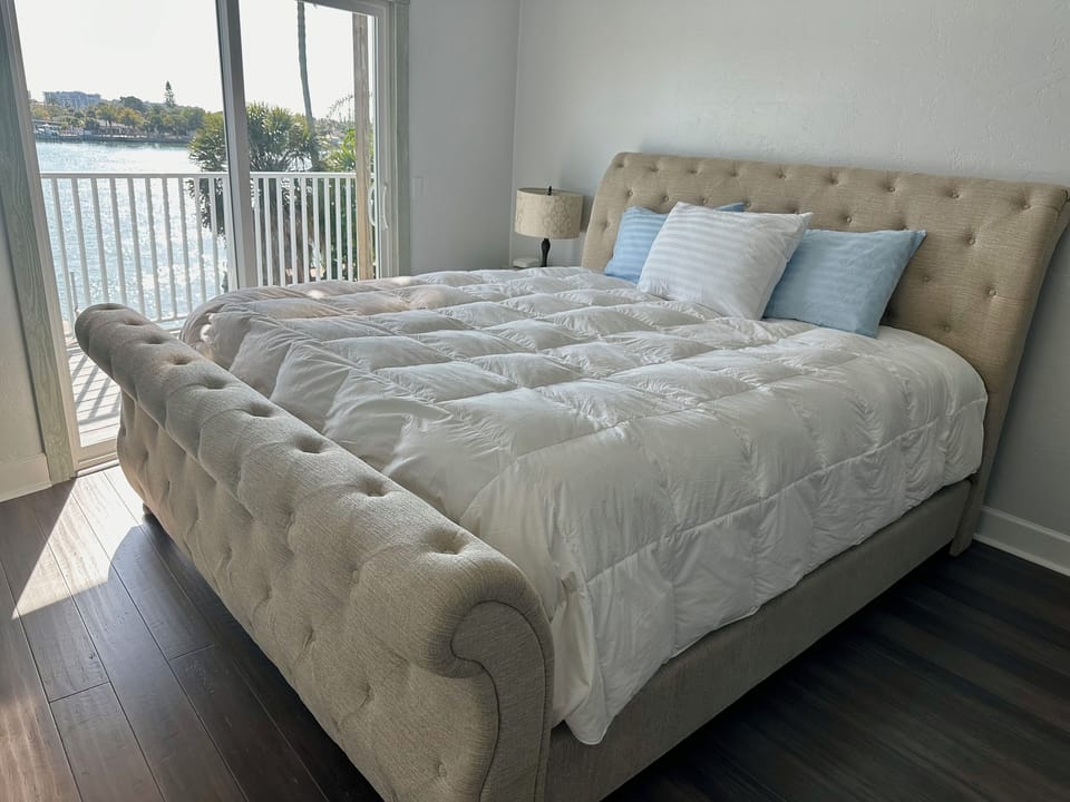 Master Bedroom # 2 with Massive Full Water View and Balcony