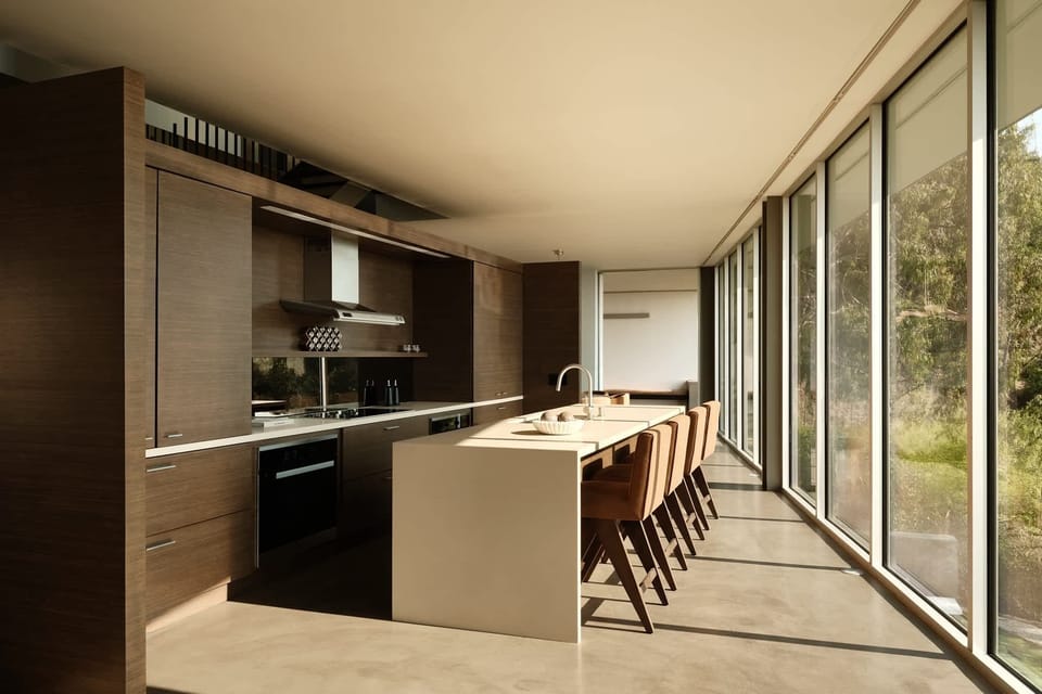 Gourmet kitchen with top-of-the-line Miele appliances.
