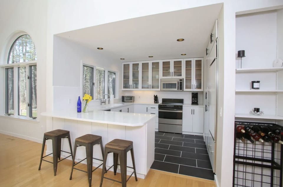 Fully stocked kitchen 