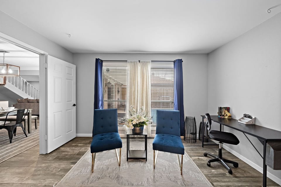 Need to work during your stay? Office space with desk and comfortable chair included.