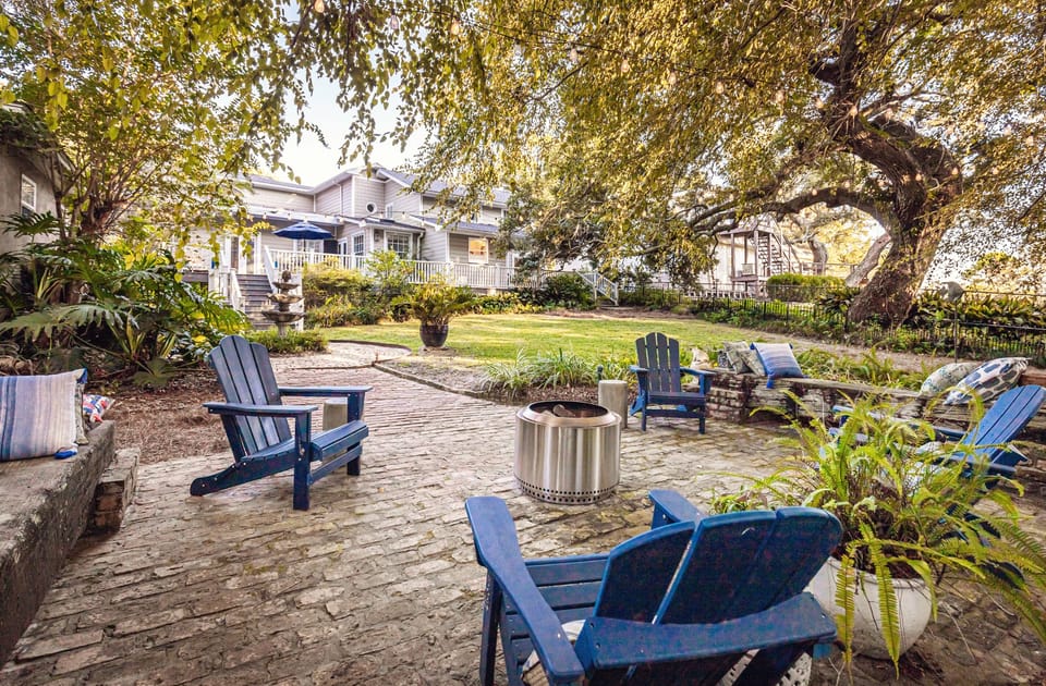 Patio w Solo Stove fire pit