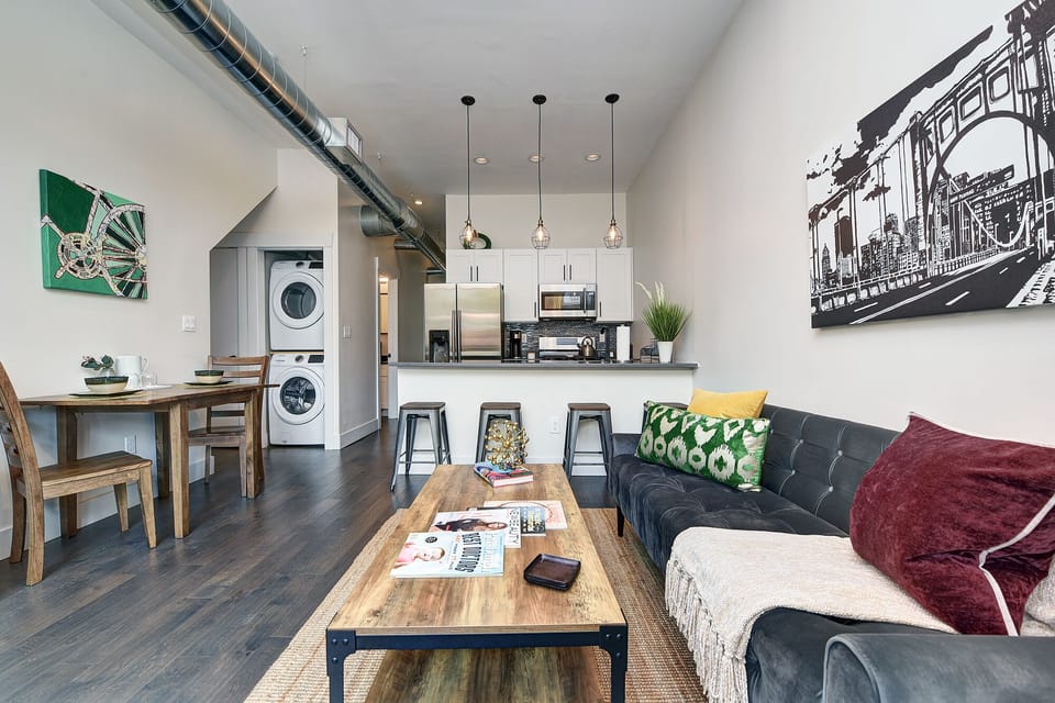 Open concept common area - perfect for a small gathering of friends/family!
