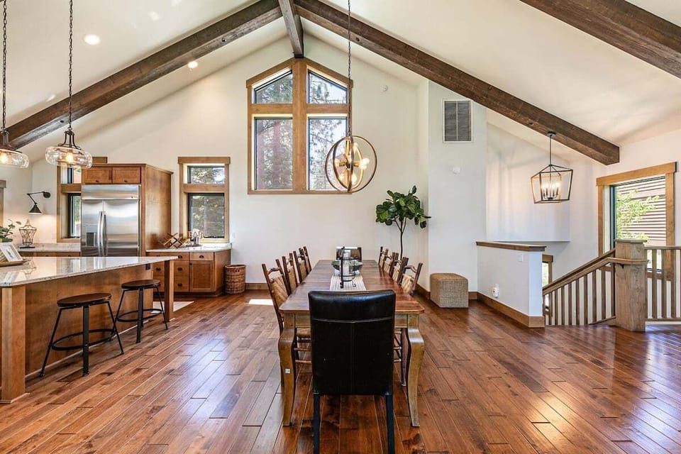 Open Dining and Kitchen