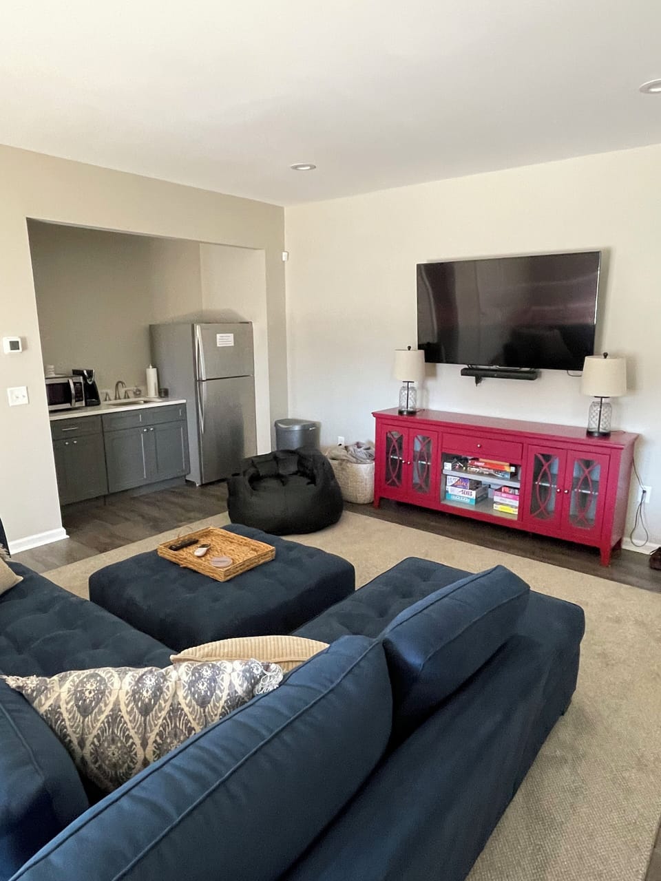 Lower level  with kitchenette