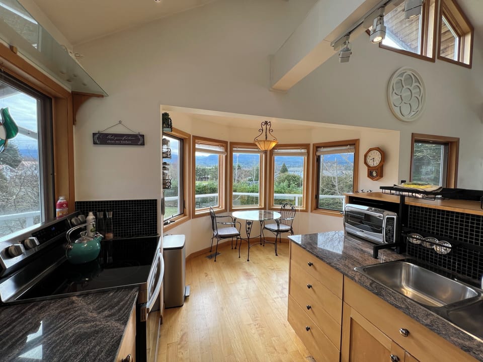 Kitchen space.
